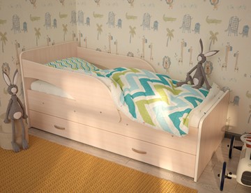 Детская кровать для девочки Максимка, цвет Млечный дуб в Благовещенске