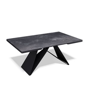 Керамический кухонный стол KB1400, черный/керамика черная в Благовещенске