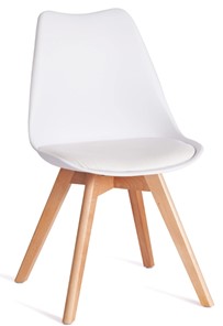 Обеденный стул TULIP (mod. 73-1) 47,5х55х80 белый арт.20220 в Благовещенске