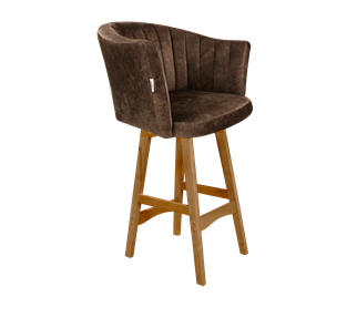 Полубарный стул SHT-ST42-1 / SHT-S65-1 (кофейный трюфель/светлый орех) в Благовещенске