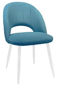 Обеденный стул 217 V16 голубой/белый в Благовещенске
