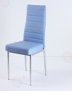 Кухонный стул В-1 хром люкс голубой в Благовещенске