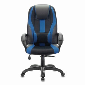 Компьютерное кресло Brabix Premium Rapid GM-102 (экокожа/ткань, черное/синее) 532106 в Благовещенске