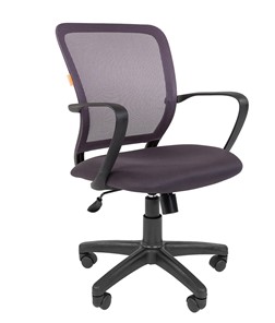 Офисное кресло CHAIRMAN 698 black TW, ткань, цвет серый в Благовещенске