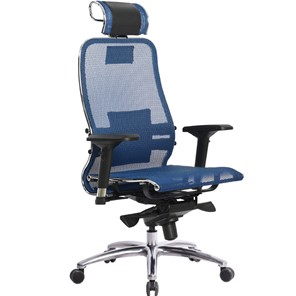 Офисное кресло Samurai S-3.04, синий в Благовещенске