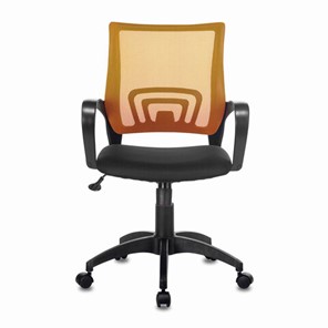 Офисное кресло Brabix Fly MG-396 (с подлокотниками, сетка, оранжевое/черное) 532084 в Благовещенске