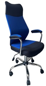 Кресло для компьютера C168 синий в Благовещенске