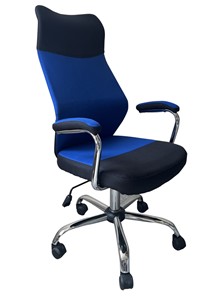 Офисное кресло C168 черный/синий в Благовещенске