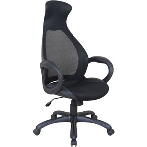 Компьютерное кресло Brabix Premium Genesis EX-517 (пластик черный, ткань/экокожа/сетка черная)   531574 в Благовещенске