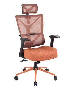 Кресло CHAIRMAN CH566 сетчатый акрил оранжевый / полиэстер оранжевый в Благовещенске