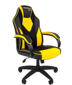 Офисное кресло CHAIRMAN GAME 17, цвет черный /желтый в Благовещенске