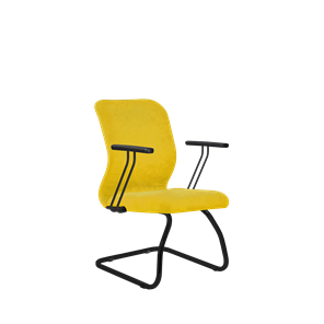Кресло компьютерное SU-Mr-4/подл.109/осн.008 желтый в Благовещенске