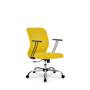 Офисное кресло SU-Mr-4/подл.110/осн.003 желтый в Благовещенске