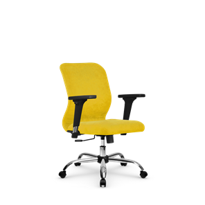 Офисное кресло SU-Mr-4/подл.200/осн.003 желтый в Благовещенске