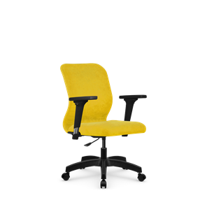 Офисное кресло SU-Mr-4/подл.200/осн.005 желтый в Благовещенске