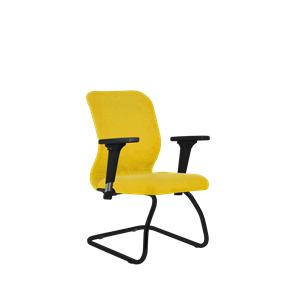 Кресло офисное SU-Mr-4/подл.200/осн.008 желтый в Благовещенске