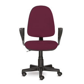 Офисное кресло Brabix Prestige Ergo MG-311 (регулируемая эргономичная спинка, ткань, бордовое) 532422 в Благовещенске
