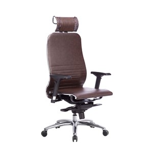 Кресло офисное Samurai K-3.04 темно-коричневый в Благовещенске