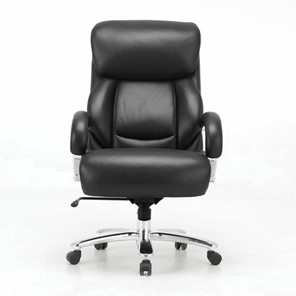 Кресло компьютерное Brabix Premium Pride HD-100 (натуральная кожа, черное) 531940 в Благовещенске