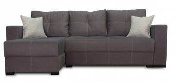 Угловой диван Fashion soft 210 (Uno grey + Brix latte) в Благовещенске