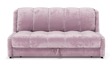 Прямой диван Аккордеон-Кровать 1,55 с каретной утяжкой, полоска (НПБ) в Благовещенске