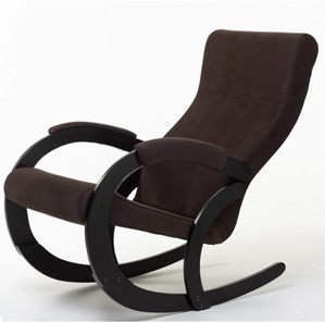 Кресло-качалка Корсика, ткань Amigo Coffee 34-Т-AC в Благовещенске