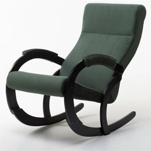 Кресло-качалка в гостиную Корсика, ткань Amigo Green 34-Т-AG в Благовещенске