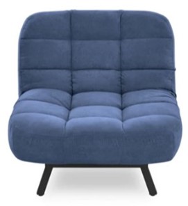 Мягкое кресло Абри опора металл (синий) в Благовещенске