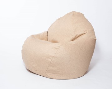 Кресло-мешок Макси, рогожка, 150х100, песочное в Благовещенске