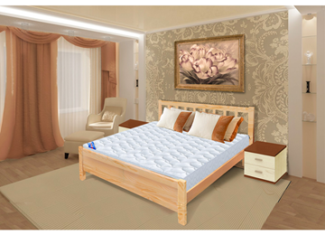 Двуспальная кровать Прага 160х190 с оcнованием в Благовещенске