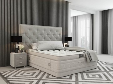 Кровать Classic Compact/Basement 180х200, Флок (Велсофт Серый) в Благовещенске