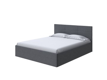 Спальная кровать Vector Plus 160х200, Рогожка (Savana Grey (серый)) в Благовещенске
