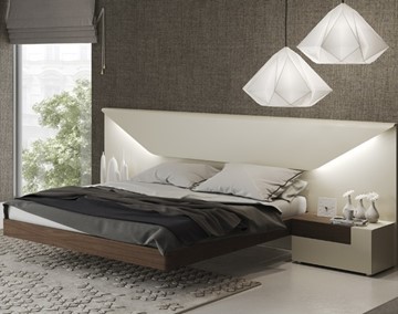 Кровать 1.5-спальная Elena с подсветкой (160x200) в Благовещенске