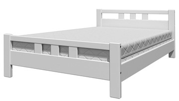 Полуторная кровать Вероника-2 (Белый Античный) 140х200 в Благовещенске