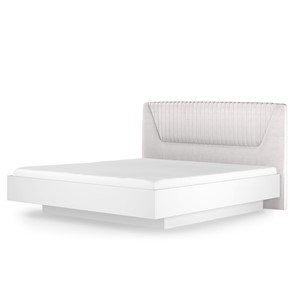 Кровать с механизмом 1.5-спальная Марсель-11 (Белый, ткань Catania white) 1400 в Благовещенске