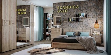 Модульная спальня SCANDICA OSLO №1 в Благовещенске