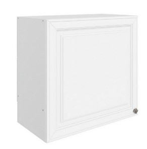 Шкаф навесной Мишель под вытяжку L600 H566 (1 дв. гл.) эмаль (белый/белый) в Благовещенске