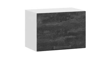 Навесной шкаф Детройт 1В5Г (Белый/Угольный Камень) в Благовещенске