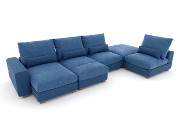 П-образный диван V-10-M П (П1+Д4+Д2+УС+ПС), Memory foam в Благовещенске