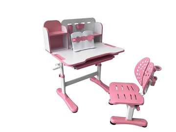 Растущий стол и стул Vivo Pink FUNDESK в Благовещенске