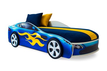 Кровать-машина Бондимобиль синий в Благовещенске