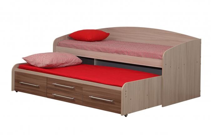 Двухъярусная детская кровать Адель - 5, Вудлайн кремовый в Благовещенске - изображение 2