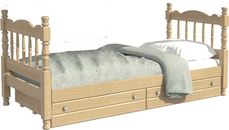 Детская кровать Алёнка (Сосна) в Благовещенске - изображение 2