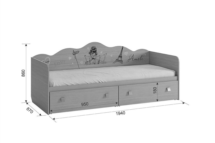 Детская кровать-софа Амели в Благовещенске - изображение 2