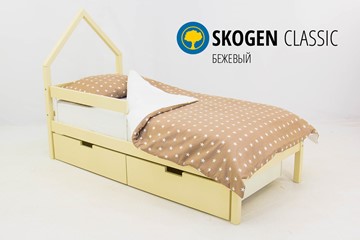Детская кровать-домик мини Skogen бежевый в Благовещенске
