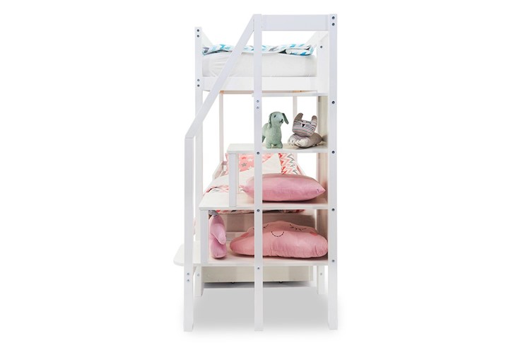 Двухэтажная детская кровать Svogen белый в Благовещенске - изображение 7
