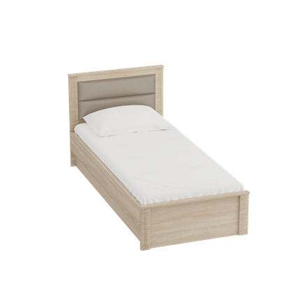 Детская кровать с основанием Элана 900, Дуб сонома в Благовещенске - изображение