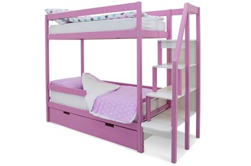 Двухъярусная кровать Svogen розовый в Благовещенске - предосмотр