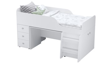 Детская кровать с рабочей зоной POLINI Kids Simple 4500 Белый в Благовещенске - предосмотр 6