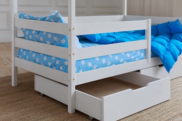 Детская кровать Домик с ящиками, цвет белый в Благовещенске - предосмотр 3